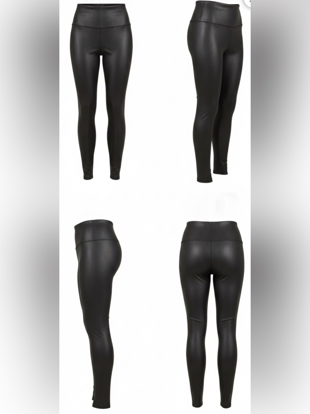 SPANX Ready-to-Wow™ Faux Leather High Waisted Leggings Size XS - Picture 7 of 8
